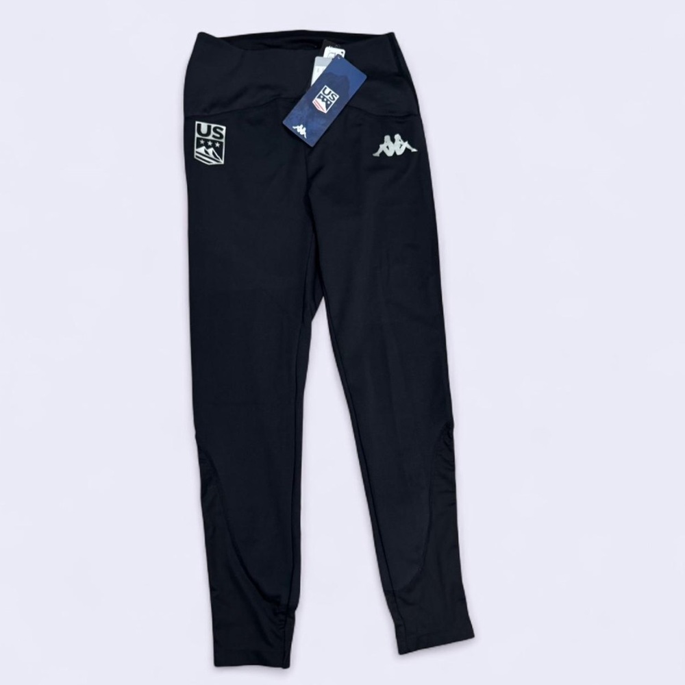 Kappa U.S. Snowboard Team Yoga Pants - Black - Women’s - Size Medium